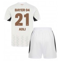 Fotballdrakt Barn Bayer Leverkusen Amine Adli #21 Bortedraktsett 2024-25 Kortermet (+ Korte bukser)